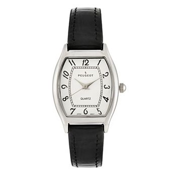 Peugeot Womens 26mm x 32mm Cushion Shape Watch with Leather Band