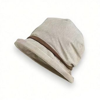 Women's Casual Bucket Hat with Soft Fabric and Slim Decorative Band
