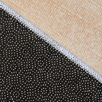 2-PC Vintage Inspired Kitchen Runner Rugs Set with Distressed Medallion Pattern Non Slip Backing