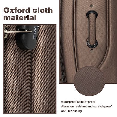 4-Piece Softside Luggage Set Expandable Suitcase Travel Set