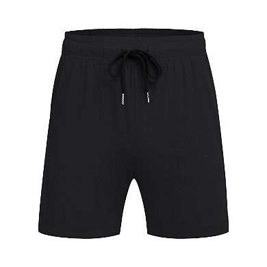 COOFANDY Men's Running Athletic Shorts 5 Inch 2 Pack Gym Workout Shorts Fitted Exercise Shorts
