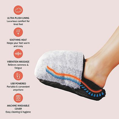 Ultimate Heat & Relaxation Duo: Foot Warmer + XL Heating Pad Bundle