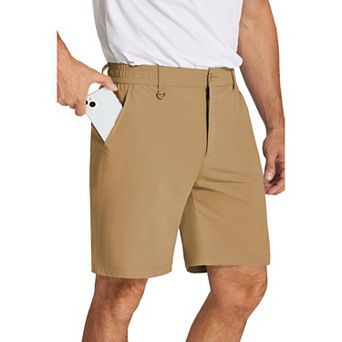 COOFANDY Men's Golf Shorts 7 Inch Casual Dress Shorts Big and Tall Summer Short for Hiking Travel