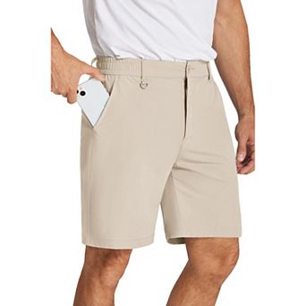 COOFANDY Men's Golf Shorts 7 Inch Casual Dress Shorts Big and Tall Summer Short for Hiking Travel