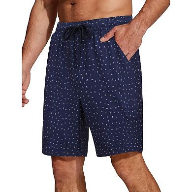 COOFANDY Men's Casual Shorts Classic Fit 7inch Elastic Waist Drawstring Summer Walking Shorts