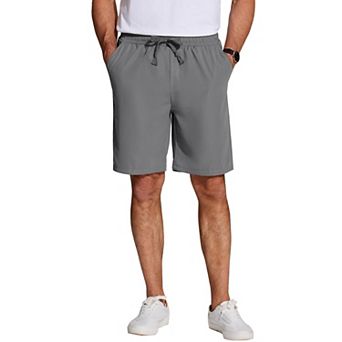 COOFANDY Men's Casual Shorts Classic Fit 7inch Elastic Waist Drawstring Summer Walking Shorts
