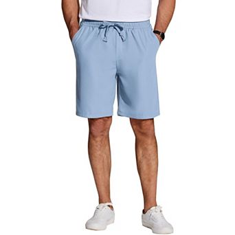 COOFANDY Men's Casual Shorts Classic Fit 7inch Elastic Waist Drawstring Summer Walking Shorts