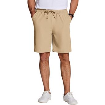 COOFANDY Men's Casual Shorts Classic Fit 7inch Elastic Waist Drawstring Summer Walking Shorts