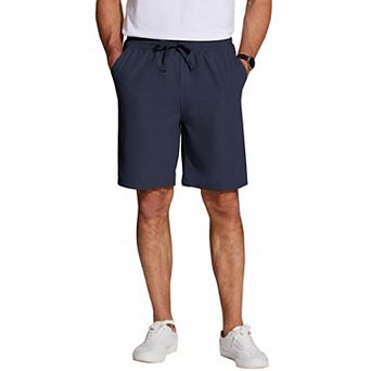 COOFANDY Men's Casual Shorts Classic Fit 7inch Elastic Waist Drawstring Summer Walking Shorts
