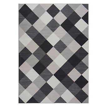 ANIXOL Plaid Non-Slip Runner Rug