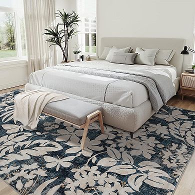 ANIXOL Botanical Non-Slip Area Rug