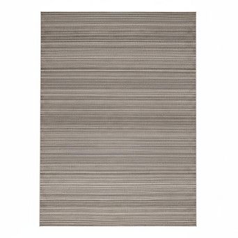 Modern Striped Area Rug，Stain Resistant,Low Pile with Rubber Backing,Washable