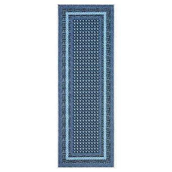 ANIXOL Modern Border Washable Area Rug