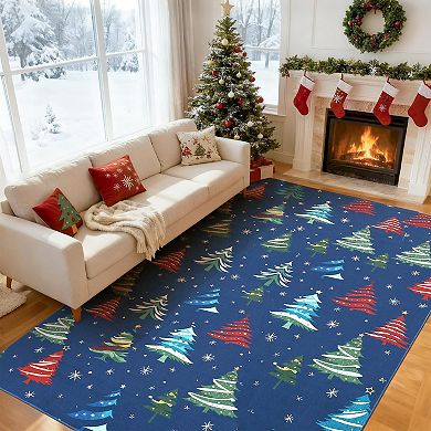 ANIXOL Christmas Snowy Forest Rug