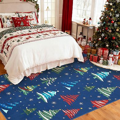 ANIXOL Christmas Snowy Forest Rug