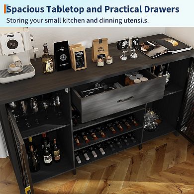 ANIXOL Coffee Bar Storage Cabinet