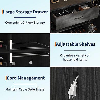 ANIXOL Coffee Bar Storage Cabinet