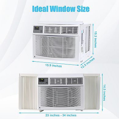 12000 BTU Window Air Conditioner, Cools 550 Sq ft, 115V