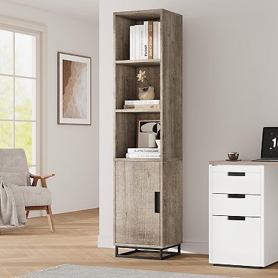 ANIXOL Tall Narrow Storage Cabinet with Door
