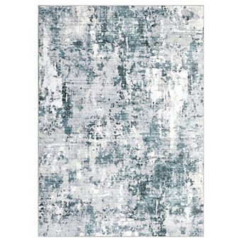 Abstract Rug Large Living Room Rugs Neutral Modern Washable Area Rugs, Non-Slip