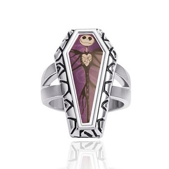 Disney The Nightmare Before Christmas Womens Ring Size 7 - Jack Skellington Coffin-Shaped Ring Rings