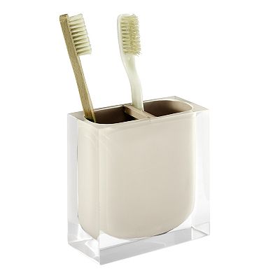 IZOD Marina Linens 2-Section Toothbrush Holder