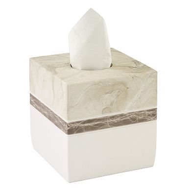 IZOD Tidal Tissue Cover Marble Design Tissue Box Cover