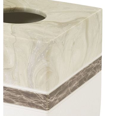 IZOD Tidal Tissue Cover Marble Design Tissue Box Cover