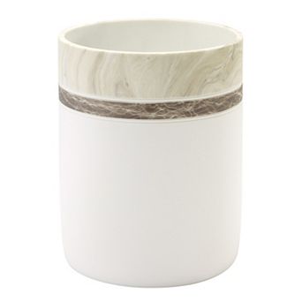 IZOD Decorative Marble Wastebasket