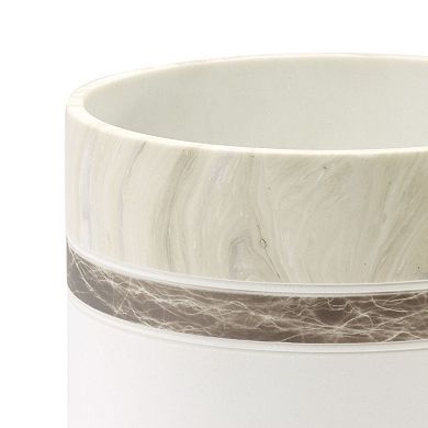 IZOD Decorative Marble Wastebasket