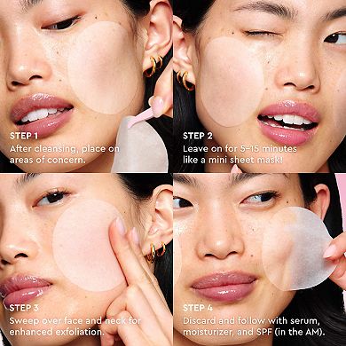 LHA + AHA Korean Watermelon Toner Pads for Hydration and Gentle Exfoliation
