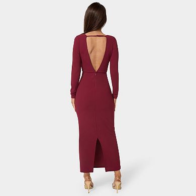 Women's bebe Open Back Ankle Dress
