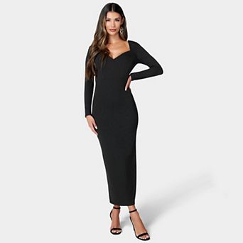 Women's bebe Open Back Ankle Dress