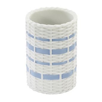 IZOD Savannah Woven Design Bathroom Tumbler
