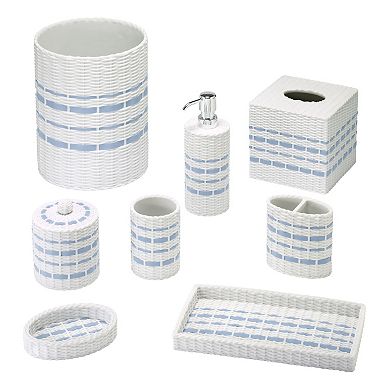 IZOD Savannah Woven Design Bathroom Tumbler