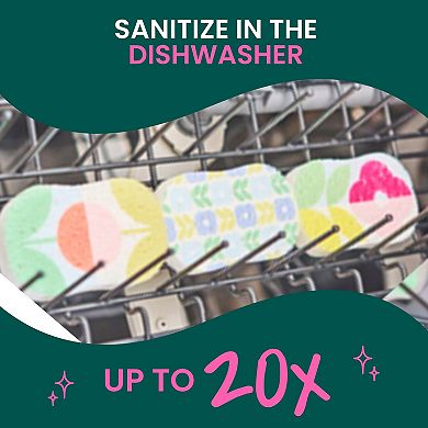 Scotch® Brite Pop Up 3-Pack Expanding Non-Scratch Sponges