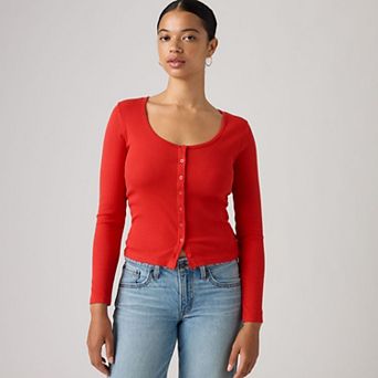 Women's Levi's® Austen Button Long Sleeve Tee