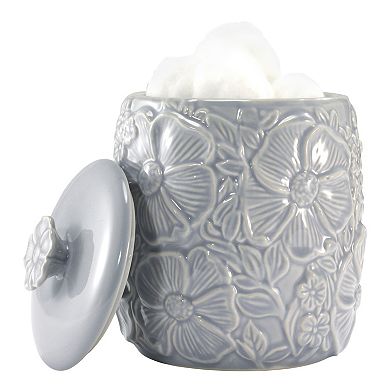 Nicole Miller Camille Floral Decorative Jar