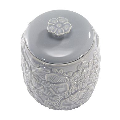 Nicole Miller Camille Floral Decorative Jar