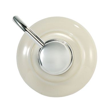 Nicole Miller Lyra Ceramic Soap/Lotion Dispenser