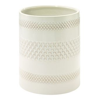 Nicole Miller Lyra Ceramic Wastebasket