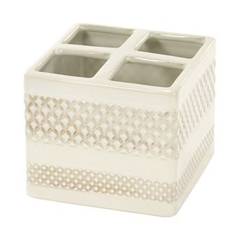 Nicole Miller Lyra Ceramic Organizer with Four Compartments