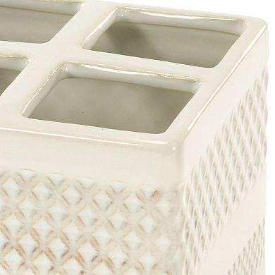 Nicole Miller Lyra Ceramic Organizer with Four Compartments