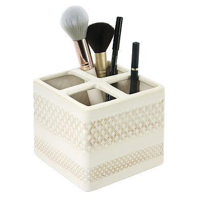 Nicole Miller Lyra Ceramic Organizer with Four Compartments