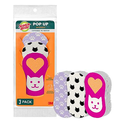 Scotch-Brite® 3-Pack Pet Pop Up Sponges Set