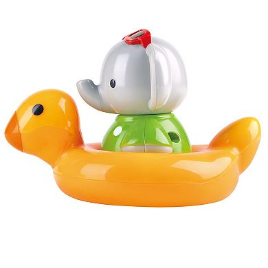 Hape Spin Splash 'n' Swim Elephant Windup Bath Toy