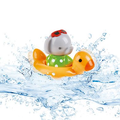 Hape Spin Splash 'n' Swim Elephant Windup Bath Toy