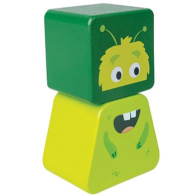 Hape Play Essentials Building Block Monster Buddies