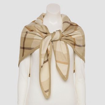Women's Sonoma Goods For Life® Plaid Triangle Scarf