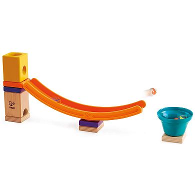 Hape Quadrilla Mega Skatepark Marble Run Construction Wooden Ramp Toy